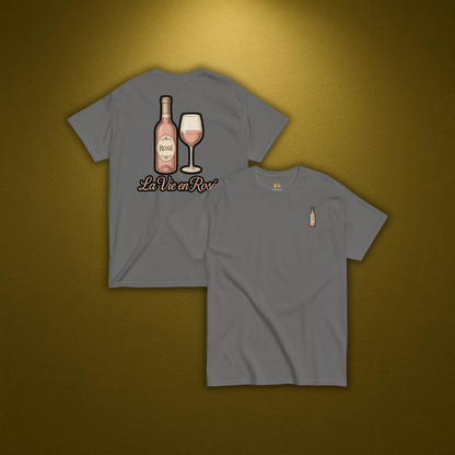 Juliet Rosé Bottle T-Shirt – Elegantes Old Money Design