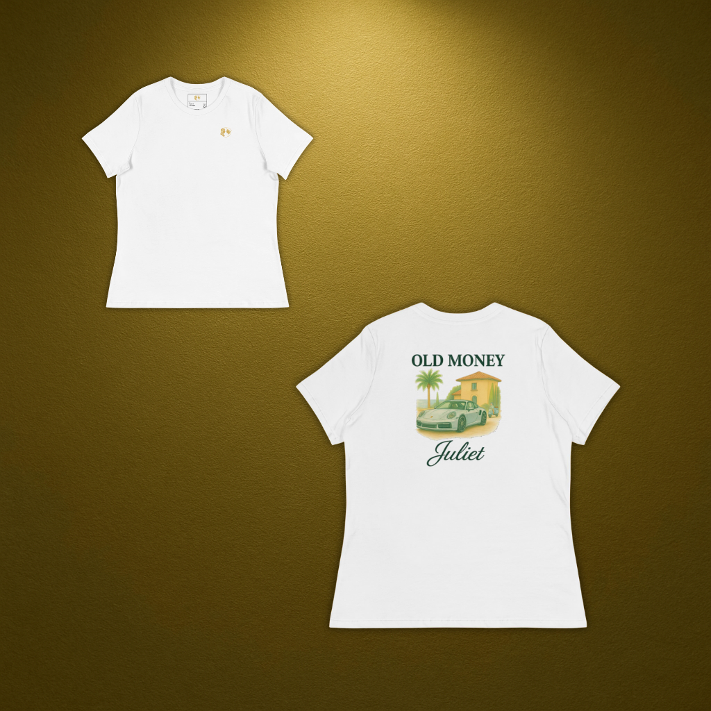 Juliet Damen-T-Shirt – Zeitlose Leichtigkeit im Old Money Stil - Juliet 1496