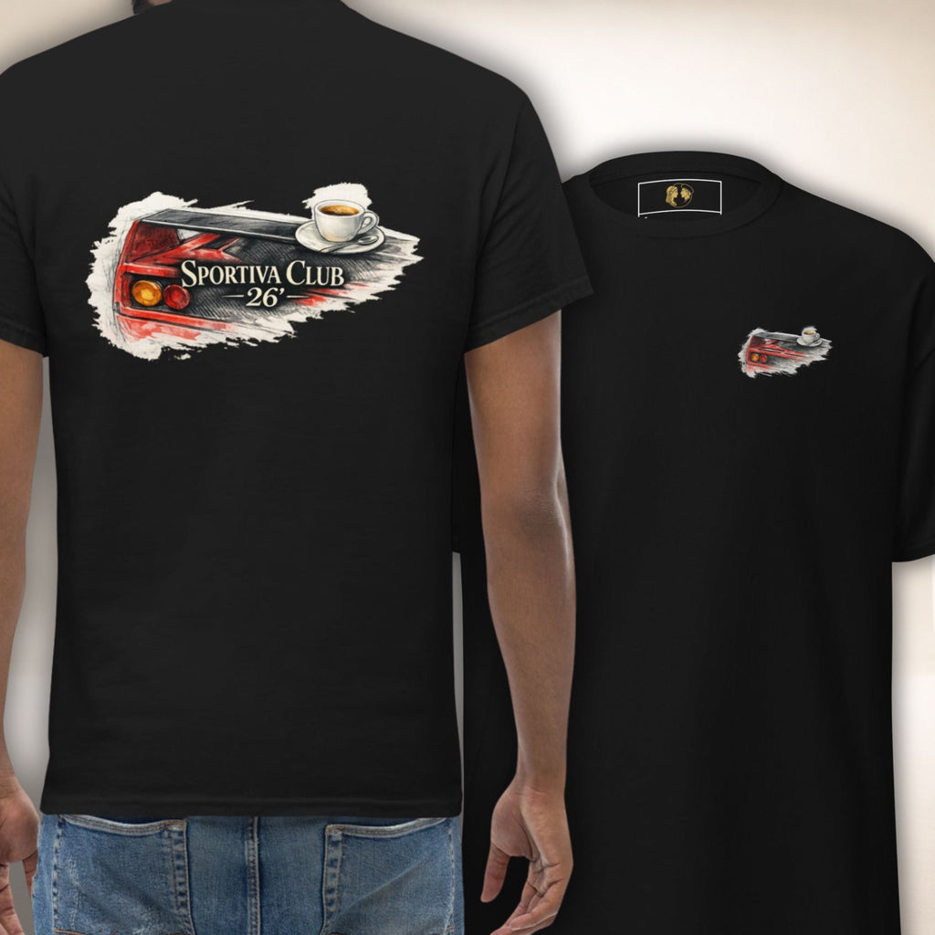 Sportiva Club 26´ Tee | Old-Money-Shirt mit Motorsport-Note