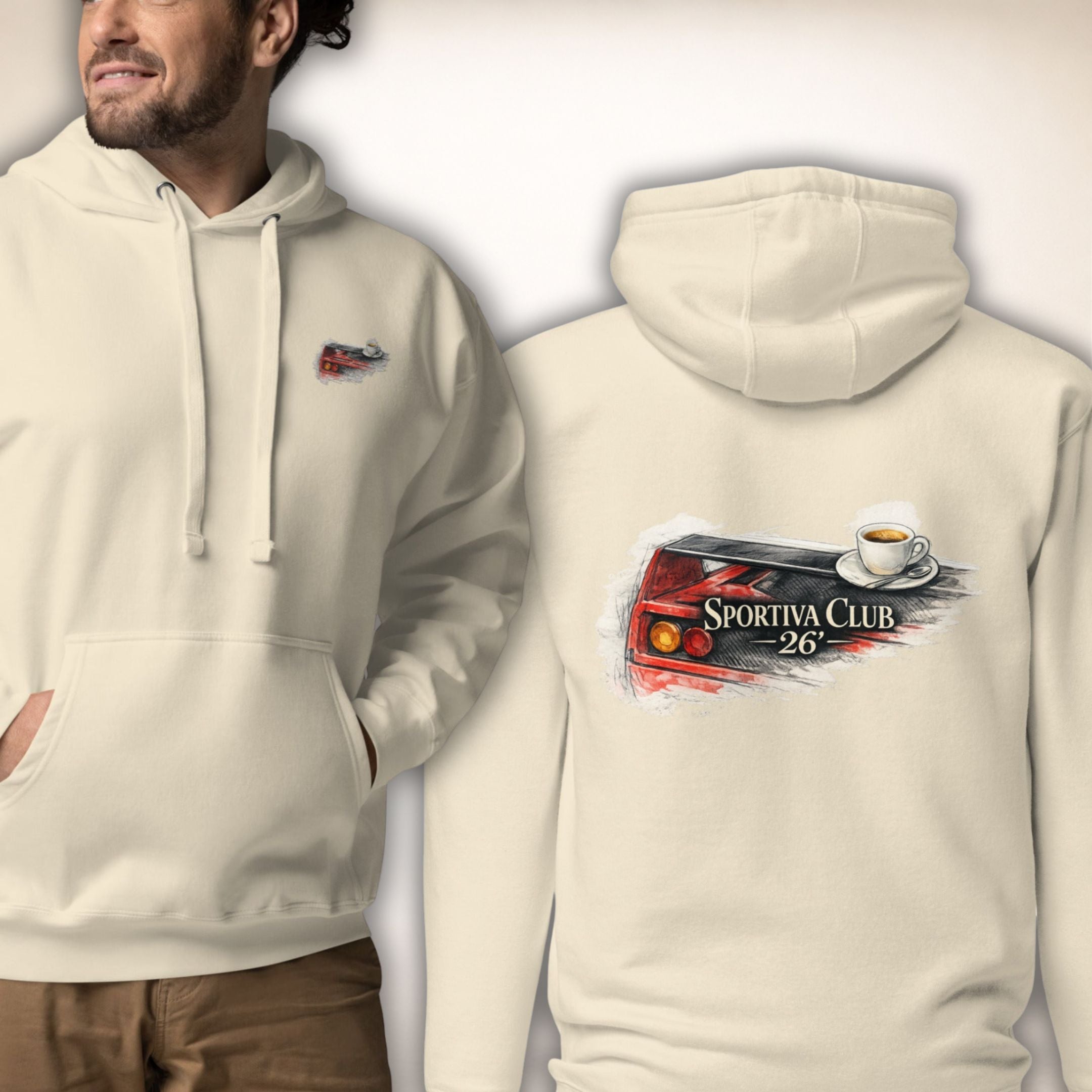 Sportiva Club 26´ Hoodie | Quiet Luxury im Club-Stil