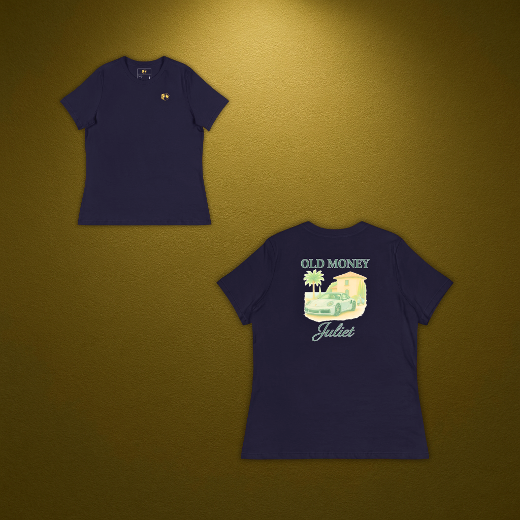 Juliet Damen-T-Shirt – Zeitlose Leichtigkeit im Old Money Stil - Juliet 1496