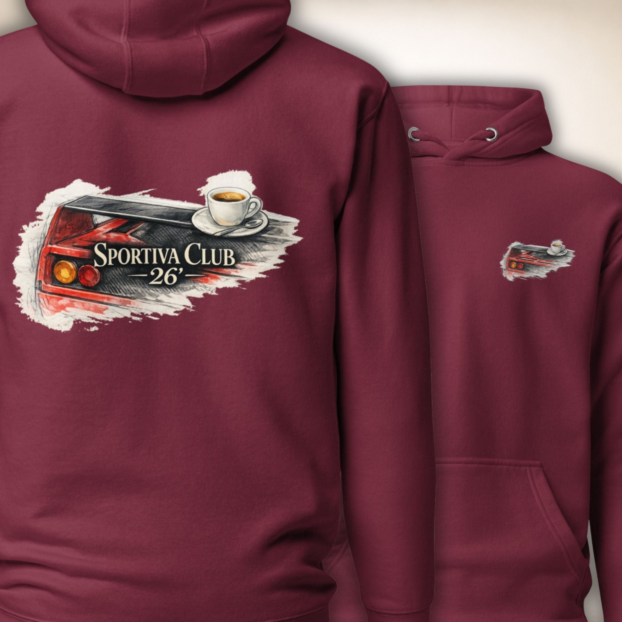 Sportiva Club 26´ Hoodie | Quiet Luxury im Club-Stil