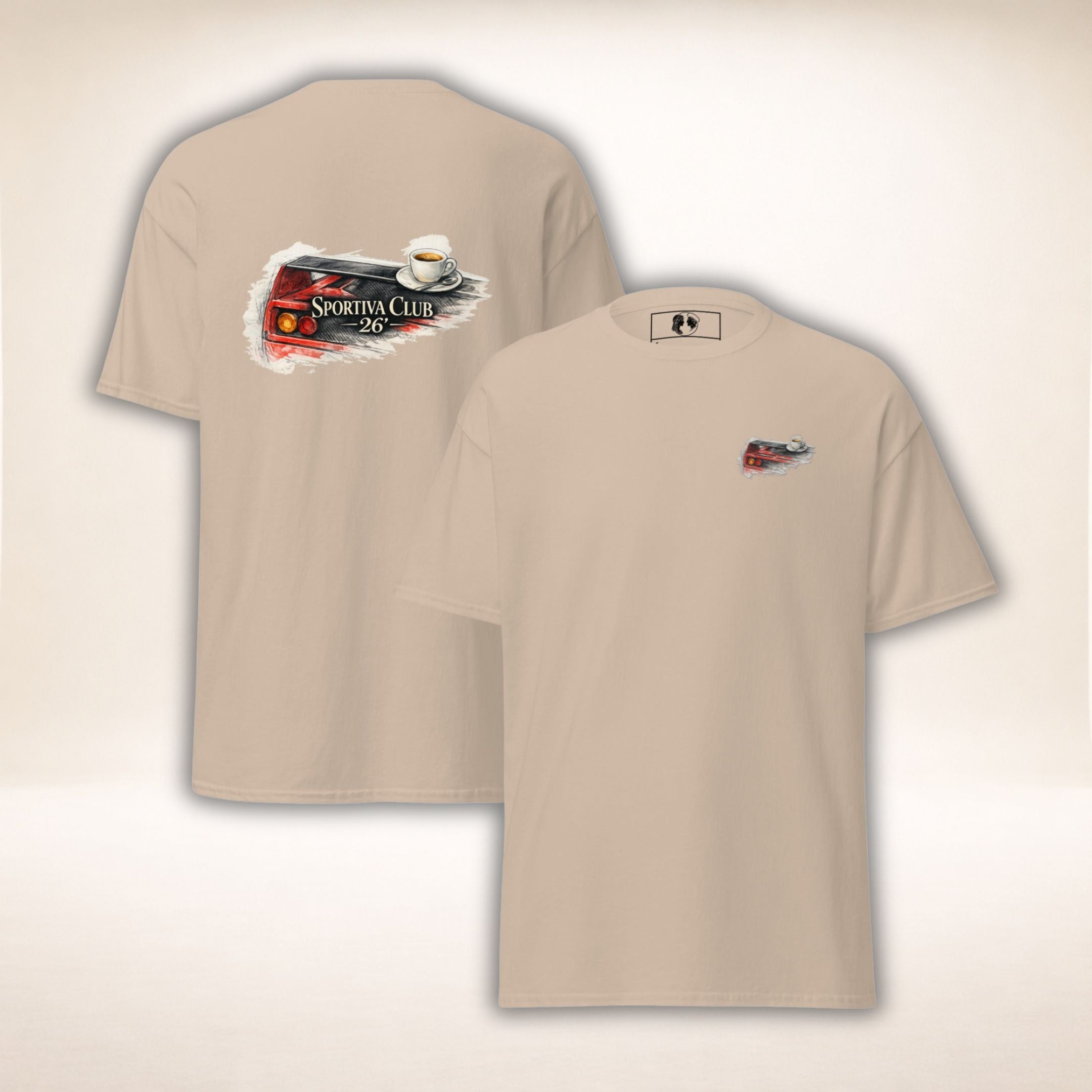 Sportiva Club 26´ Tee | Old-Money-Shirt mit Motorsport-Note