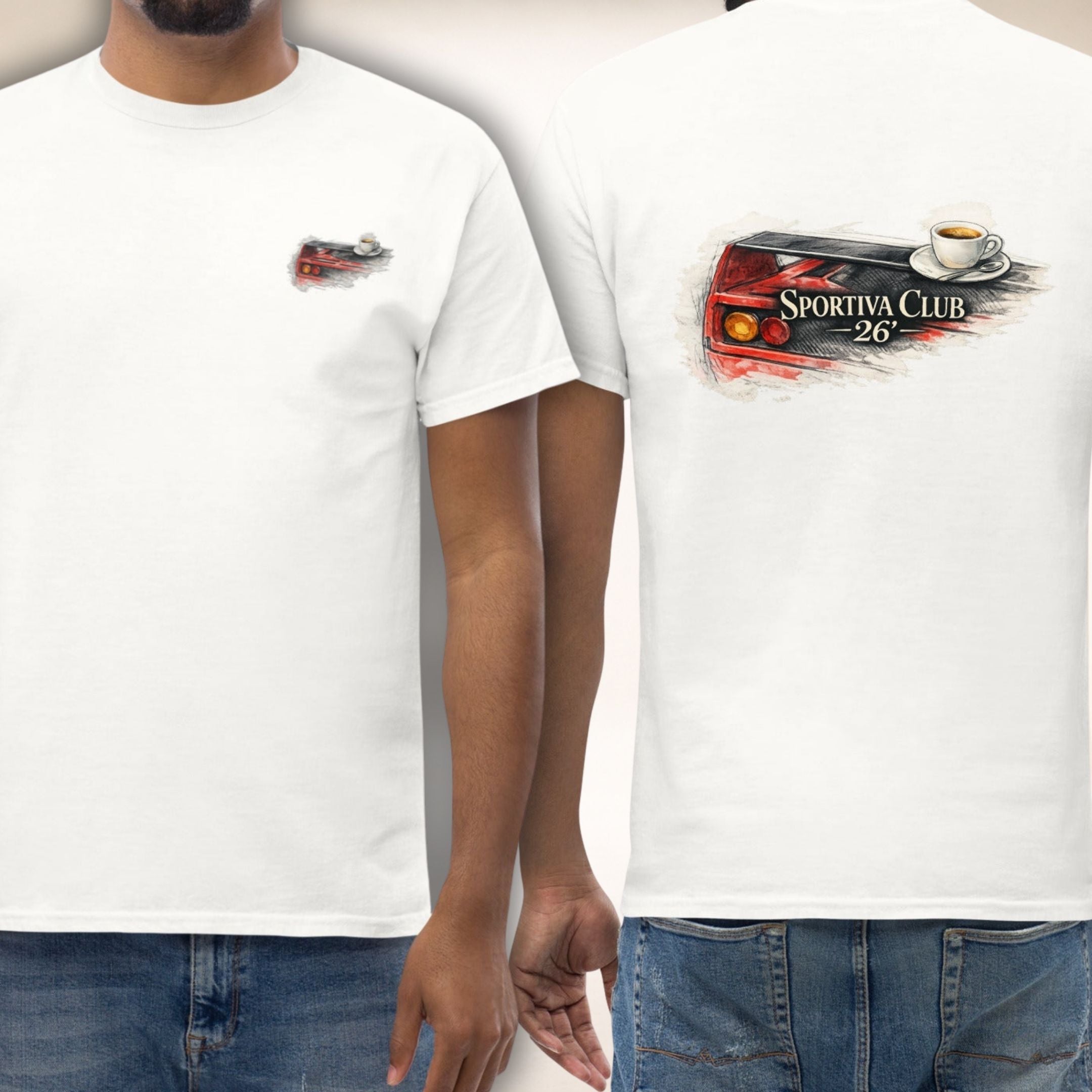 Sportiva Club 26´ Tee | Old-Money-Shirt mit Motorsport-Note