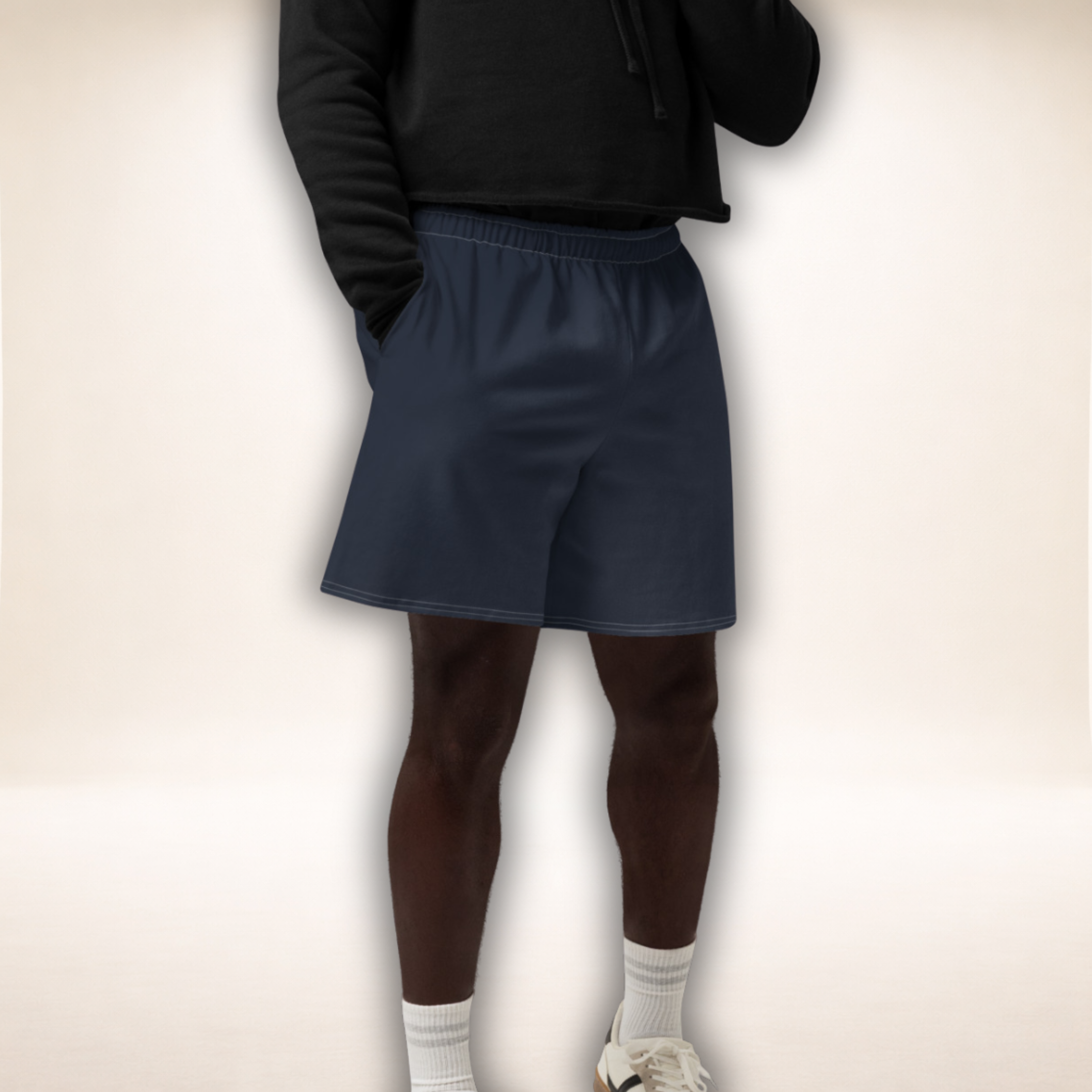 Unisex Baumwoll Shorts Navy Blue | Stilvolle Shorts