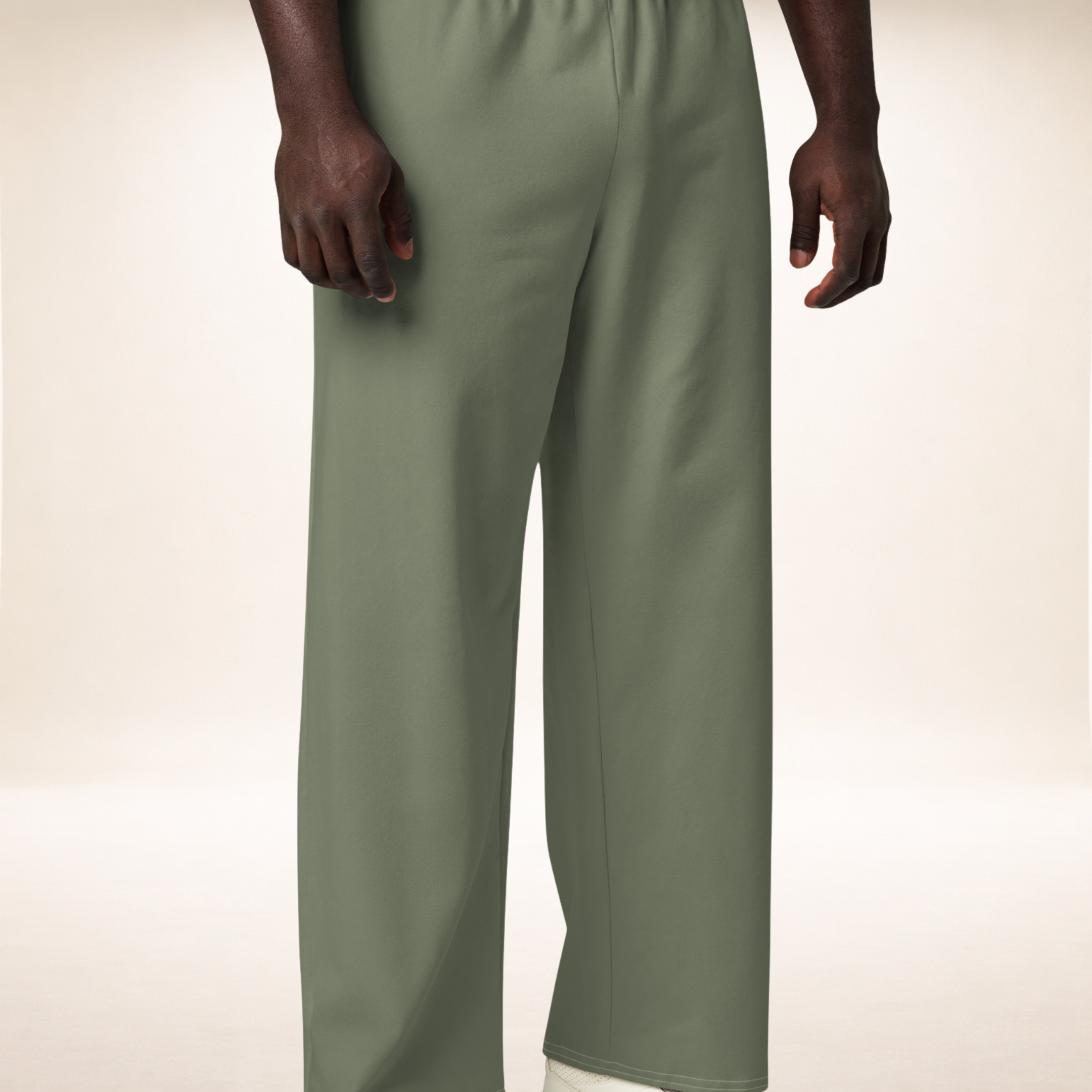 Baumwollhose Grün | Elegante Hose