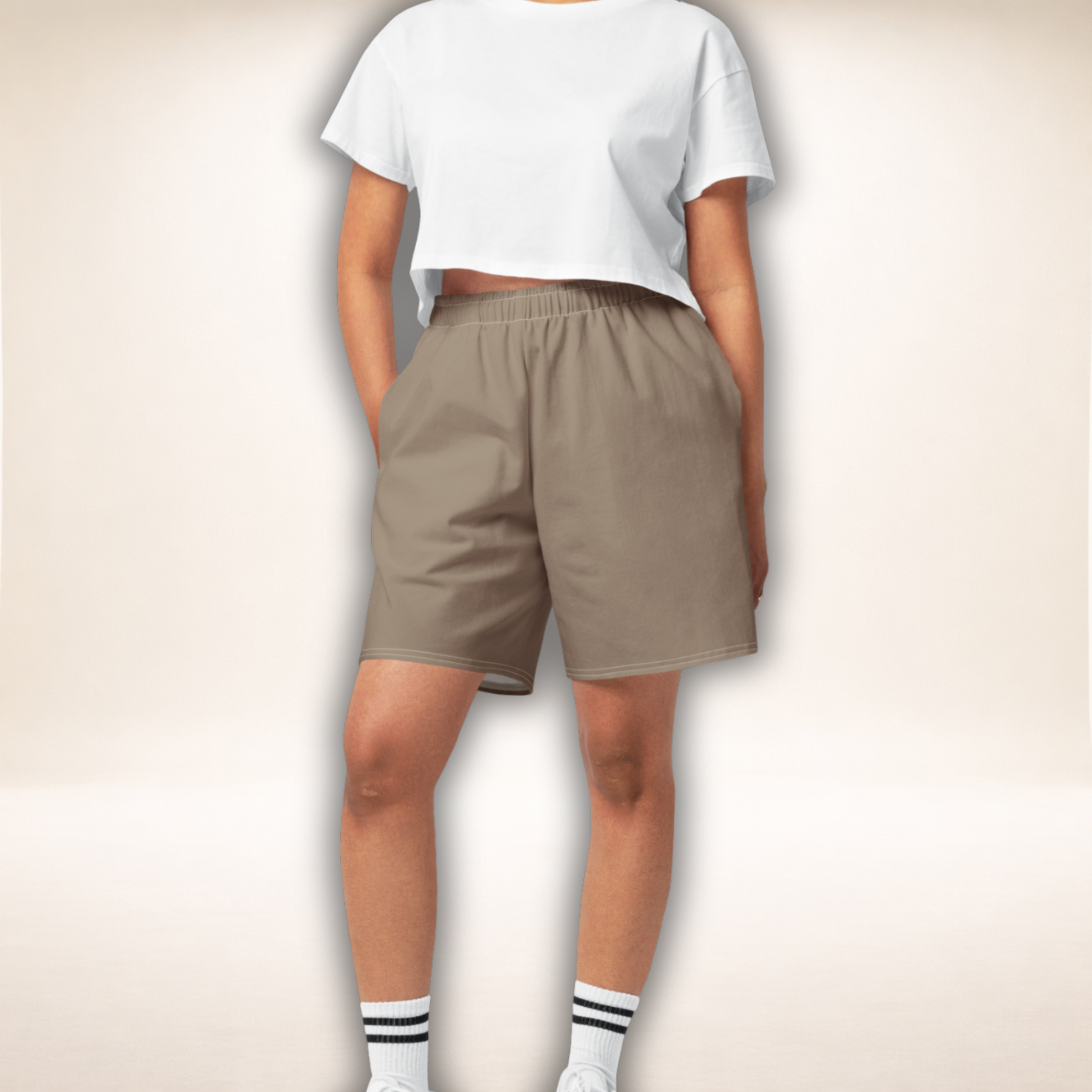 Unisex Baumwoll Shorts Braun | Stilvolle Shorts