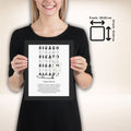 Sigaro Noir Framed Poster | Gerahmtes Poster mit ruhiger Eleganz