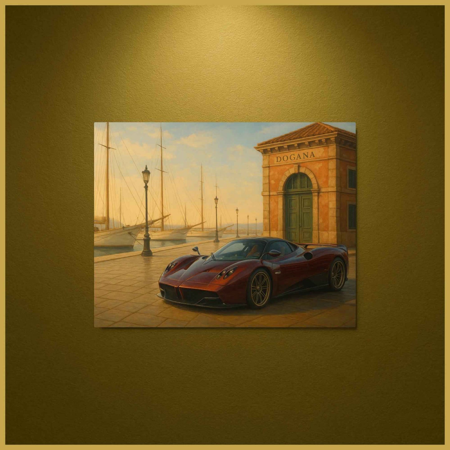 Old Money Metallposter – Edle Wandkunst auf Aluminium