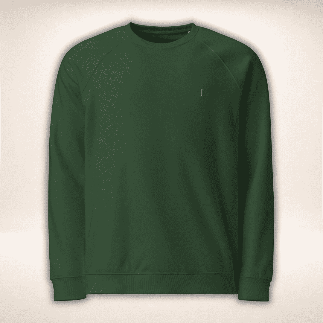 Club Juliet Sweatshirt in Dunkelgrün, Vorderansicht