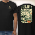 Giardino Romano T-Shirt in Schwarz, Vorder- und Rückseite